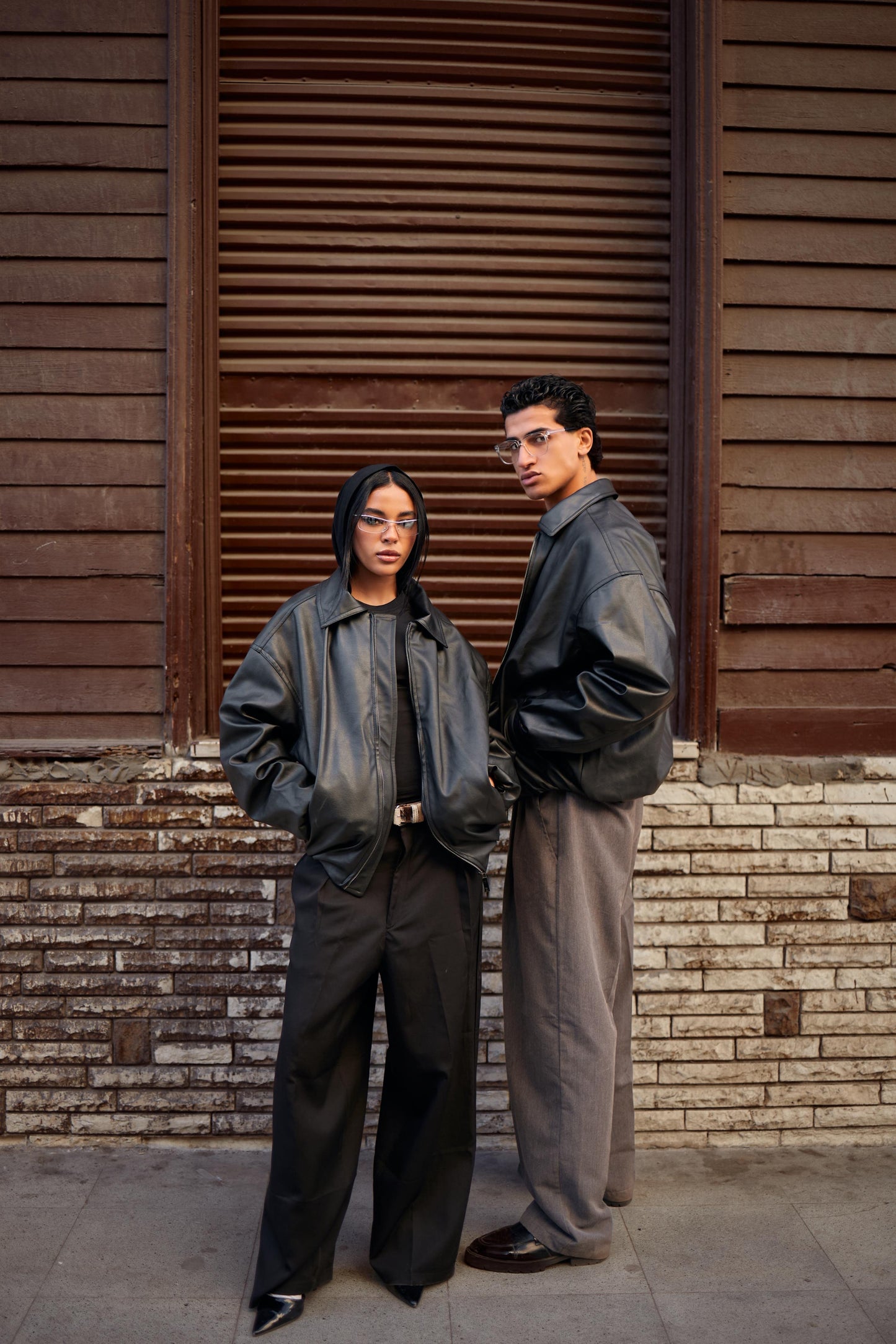 BLACK LEATHER JACKET